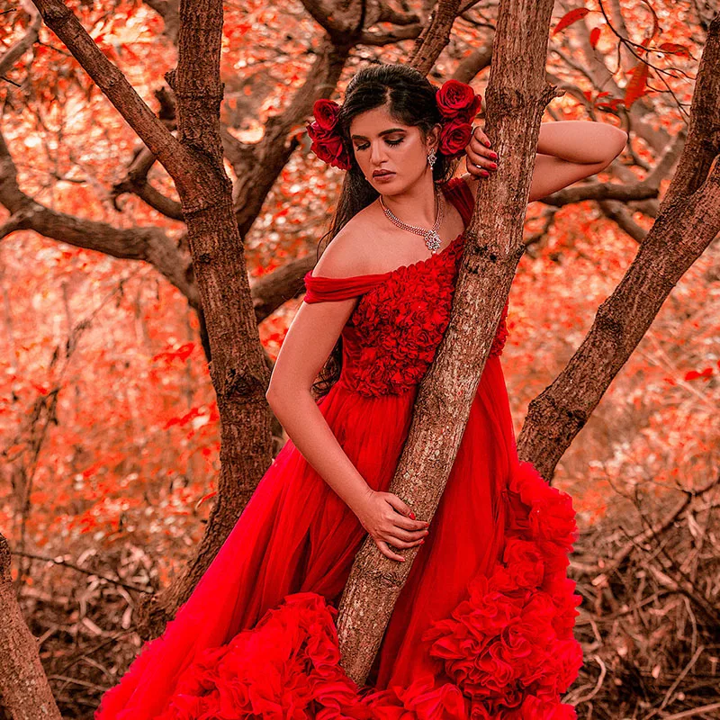 Customized Bridal White Gowns Kerala